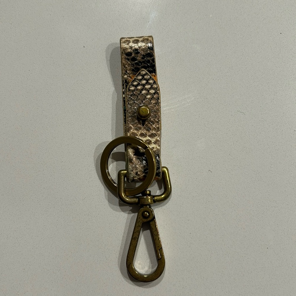 Madewell Snake Keychain